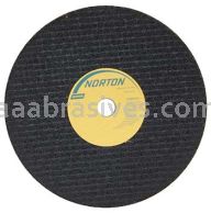 Norton 7 x 3/32 x 5/8 57A244-TB25N D Sides Reinforced Type 01 Straight Wheels