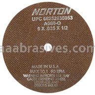 Norton 7 x .035 x 5/8 A60-OBNA2/D Sides Reinforced Type 01 Straight Wheels