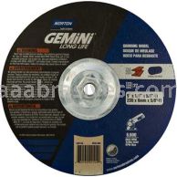 Norton 9 x 1/4 x 5/8-11 Gemini Long Life Disc Type 27 Depressed Center Wheels