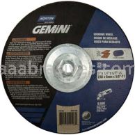 Norton 9 x 1/4 x 5/8-11 Gemini Saucer Type 28 Depressed Center Saucer Wheels