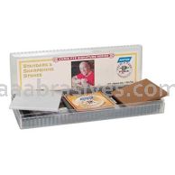 Norton 3" x 3" x 6mm/Standard 2 Slip Stones Kit