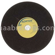 Norton Abrasives 66253149645 10 x 5/8 x 1-1/4 Norzon Sawgumming SG2981/R Sides  Hole Cemented Type 01 Straight Wheels