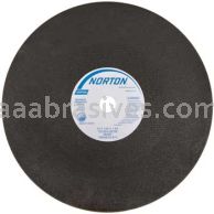Norton Abrasives 66253179375 24 x 7/32 x 1-3/4 Norton FoundryX A24-VB-N Reinforced Type 01 Straight Wheels