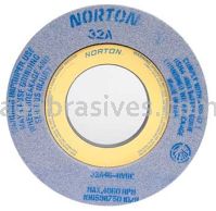 Norton 12 x 2 x 5 32A46-KVBE Recess 2 sides 7-1/2 x 1/2 Type 07 Recessed Two Sides Wheels