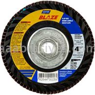 Norton 4-1/2 x 5/8-11 120 Norton SG Blaze Type 27 R980 Flap Discs