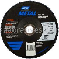 7 x 7/8 40 Grit Merit Metal Type 29 Fiberglass Plate Flap Discs