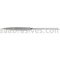 Norton SuperAbrasives .485 x .150  4-1/4 Diamond Length 8-1/2 Overall Length Half Round Diamond Needle File