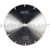 10 x 1/8 x 5/8 40 Grit Diamond Slotted Cut-off Saw Blade