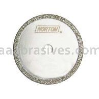 3 X 3/32 X 3/8 40 Grit Diamond Continuous Rim Cut-off Saw Blade