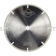 6 X 3/32 X 1/2 40 Grit Diamond Slotted Cut-off Saw Blades