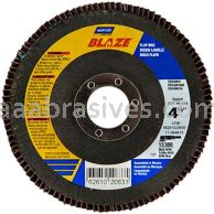 Norton 4-1/2 x 7/8 36 Grit SG Blaze  Type 27 High Density R980P Flap Discs