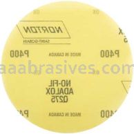 Norton 6 P400 Norton No-Fil Adalox Film H&L Q275 Paper Hook and Loop Discs