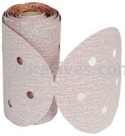Norton 5" P240-B Norton No-Fil Adalox Vac D-3329 A275 Paper PSA Disc Rolls