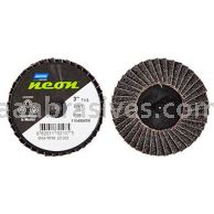 Norton 3" 36 Grit  Norton Neon R766 TR Mini Flap Discs
