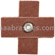 Norton 66261132240 2 x 2 x 3/4 80 Grit Metal R265 A/O Cross Pads