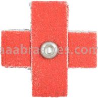 Norton 66261132252 2 x 2 x 3/4 80 Grit R326 A/O Blend Cross Pads