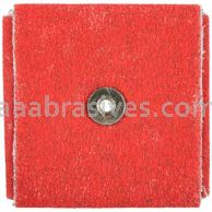 Norton 66261132283 3 x 3 x 1/4 80 Grit R326 A/O Blend Square Pads
