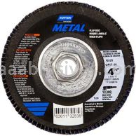 Norton 4-1/2 x 5/8-11 40 Norton Metal T29 High Density R828 Flap Discs