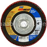 Norton Abrasives 32771 4-1/2 x 5/8-11 36 Grit Norton Red Heat R983 Type 29 Flap Disc