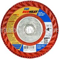 Norton 4-1/2 x 5/8-11 40 Norton Red Heat Quick Trim Type 27 R983 Flap Discs