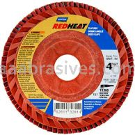 Norton 4-1/2 x 7/8 60 Norton Red Heat Quick Trim Type 27 R983 Flap Discs