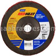 Norton 7 x 7/8  60 Norton Red Heat Type 27 High Density R983 Flap Discs
