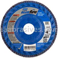Norton Abrasives 66623341090 4-1/2 x 7/8 Norton BlueFire Quick Trim Type 27 Flap Discs