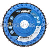 Norton 66623399009 5 x 7/8 60 Grit Quick Trim T27 Gemini R766T Flap Discs