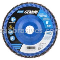 Norton 66623399012 6 x 7/8 40 Grit Quick Trim T27 Gemini R766T Flap Discs
