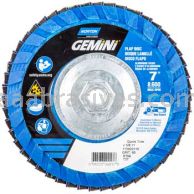 Norton 66623399017 7 x 5/8-11 60 Grit Quick Trim T27 Gemini R766T Flap Discs