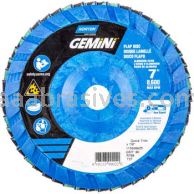 Norton 66623399022 7 x 7/8 80 Grit Quick Trim T27 Gemini R766T Flap Discs
