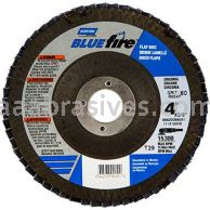 Norton 66623399049 4 x 5/8 36 Grit Bluefire R860 Type 29 Conical Standard Fiberglass Flap Discs