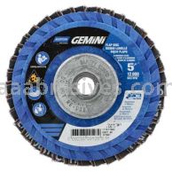 Norton 66623399128 5 x 5/8-11 40 Grit Quick Trim T27 Gemini R766T Flap Discs