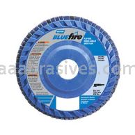 Norton 66623399152 6 x 7/8 40 Grit Bluefire R860 Type 27 Flat Standard Quick Trim Plastic Flap Discs