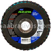 Norton Abrasives 66623399181 5 x 7/8 Norton Neon Type 29 Fiberglass Plate 120 R766 Norton Flap Discs
