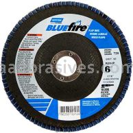 Norton 66623399194 6 x 7/8 60 Grit Bluefire R860 Type 29 Conical Standard Fiberglass Flap Discs