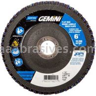 Norton 66623399217 6 x 7/8 60 Grit HD T27 Gemini R766T Flap Discs