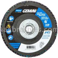 Norton 66623399221 6 x 5/8-11 80 Grit HD T27 Gemini R766T Flap Discs