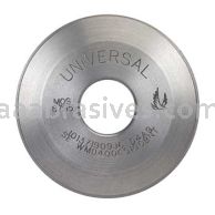 4-1/8 X 3/16 X 1-1/4 SE  WMD400C-S100BNT-2mm Type 4A9 Dish Wheel
