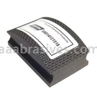 3-1/2 x 2-1/8 /120 /Black /Quadroflex Diamond Hand Pads, Curved