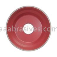 3-3/4 x 1-1/2 x 1-1/4 Type 11V9 Flaring Cup cBN Wheels Abrasive in Periphery AZTEC III 150W-1/16 ME92192