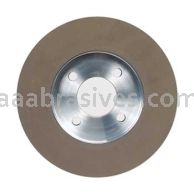 5 x 1 x 1-1/4 SD320-R50B99-1/16 ME27084 Type 6A2H Plain Cup Wheel with Bolt Holes Abrasive in Rim