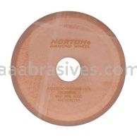 6 x 3/32 x 1-1/4 ASDC320C-R100B99-1/4 ME89562 Type 1V1P Shaped Wheels Beveled Face Relieved One Side Abrasive in Periphery