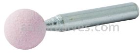 Norton 69078645338 B121 1/2" Ball Pink 86A A/O Vitrified Bond Mounted Point
