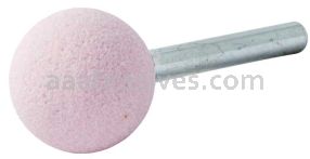 Norton 69078645341 A25 1" Ball Pink 86A A/O Vitrified Bond Mounted Point