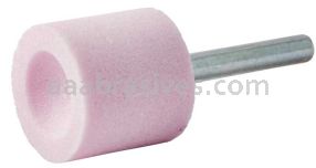 Norton 69078645345 A38 1 x 1 Pink 86A A/O Vitrified Bond Mounted Point