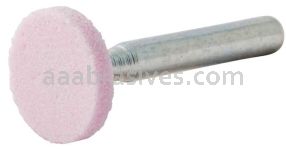 Norton 69078645356 W200 3/4 x 1/8 Pink 86A A/O Vitrified Bond Mounted Point