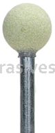 Norton B122   3/8" Ball/Quantum 3NQ80-OVS/I2 1/8 x 1-1/2/Vitrified Bond Mounted Points - B Shapes
