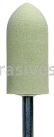 Norton A11 7/8 x 2 Quantum 3NQ80-OVS/N4 1/4 x 1-1/2 Vitrified Bond Mounted Points - A Shapes