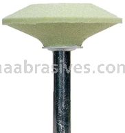 Norton A36   1-5/8 x 3/8/Quantum 3NQ80-OVS/M4A 1/4 x 1-1/2 /Vitrified Bond Mounted Points - A Shapes